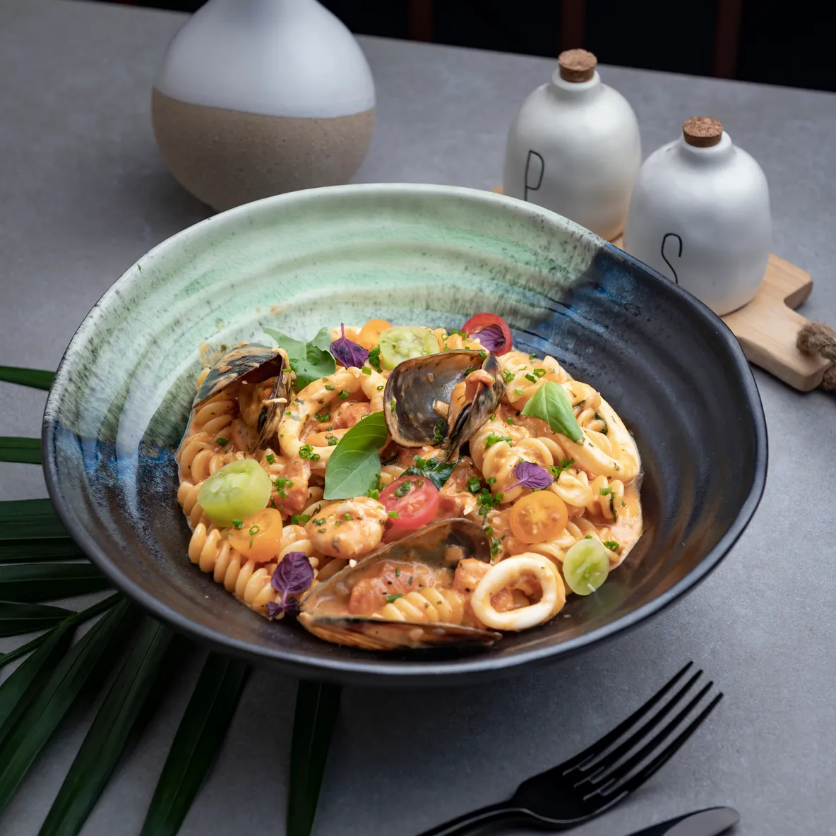 Seafood Fusilli